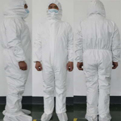 White Coverall Protection